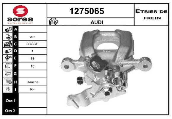 SNRA 1275065 Суппорт тормозной задний левый 1275065: Отличная цена - Купить в Польше на 2407.PL!