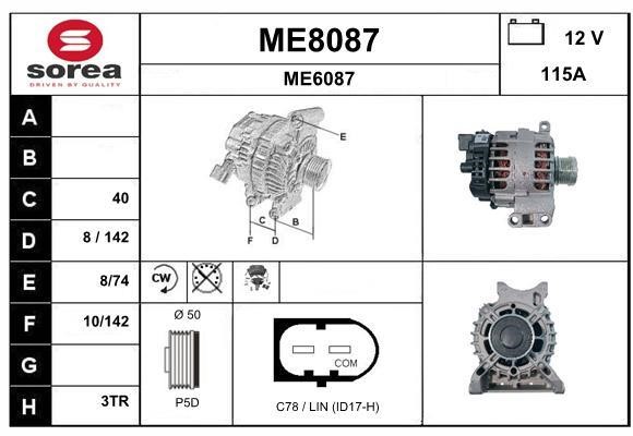 SNRA ME8087 Генератор ME8087: Приваблива ціна - Купити у Польщі на 2407.PL!