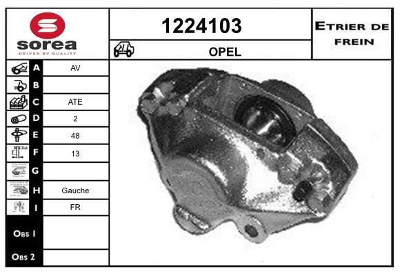 SNRA 1224103 Brake caliper 1224103: Buy near me in Poland at 2407.PL - Good price!