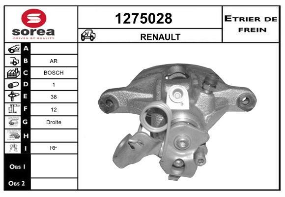 SNRA 1275028 Brake caliper 1275028: Buy near me in Poland at 2407.PL - Good price!