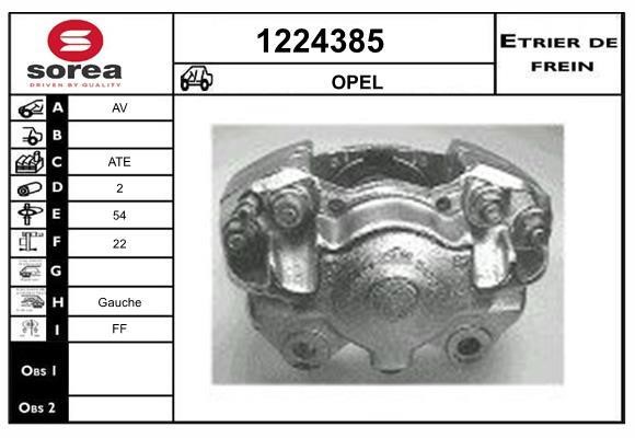 SNRA 1224385 Brake caliper 1224385: Buy near me in Poland at 2407.PL - Good price!