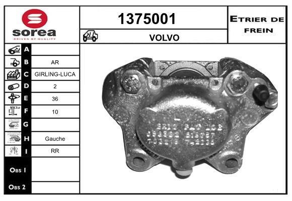 SNRA 1375001 Суппорт тормозной 1375001: Отличная цена - Купить в Польше на 2407.PL!