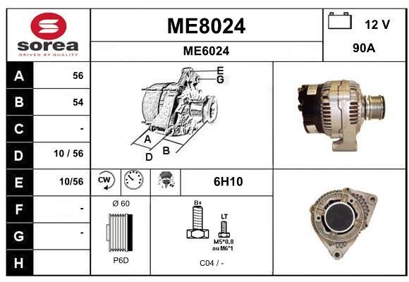 SNRA ME8024 Генератор ME8024: Отличная цена - Купить в Польше на 2407.PL!