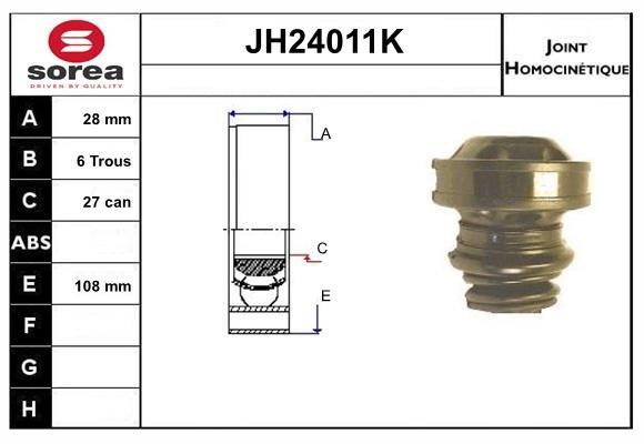 SNRA JH24011K CV joint JH24011K: Buy near me in Poland at 2407.PL - Good price!
