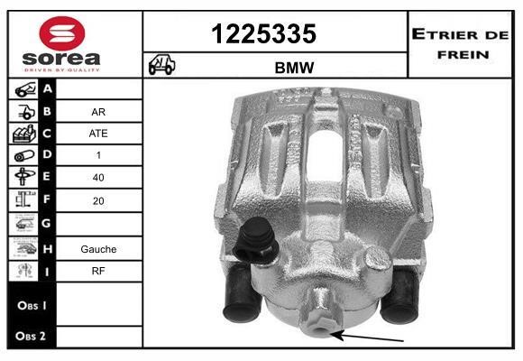 SNRA 1225335 Суппорт тормозной 1225335: Отличная цена - Купить в Польше на 2407.PL!