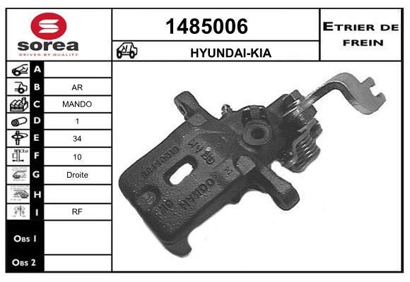 SNRA 1485006 Brake caliper 1485006: Buy near me in Poland at 2407.PL - Good price!