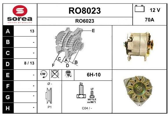 SNRA RO8023 Alternator RO8023: Dobra cena w Polsce na 2407.PL - Kup Teraz!