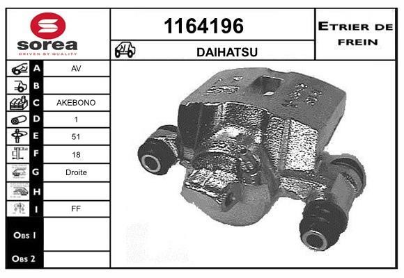 SNRA 1164196 Суппорт тормозной 1164196: Отличная цена - Купить в Польше на 2407.PL!