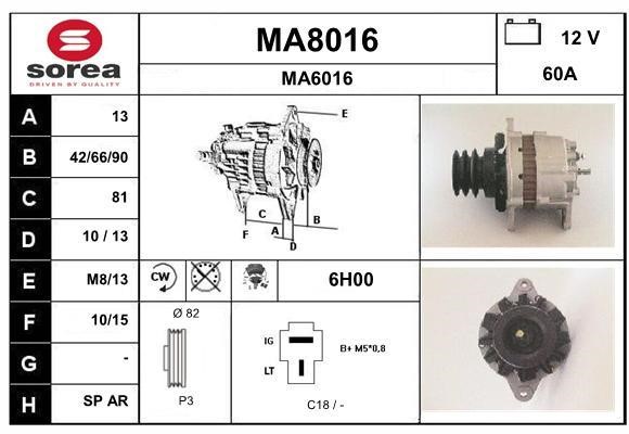 SNRA MA8016 Генератор MA8016: Отличная цена - Купить в Польше на 2407.PL!