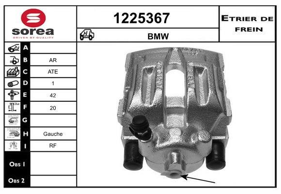 SNRA 1225367 Суппорт тормозной 1225367: Отличная цена - Купить в Польше на 2407.PL!