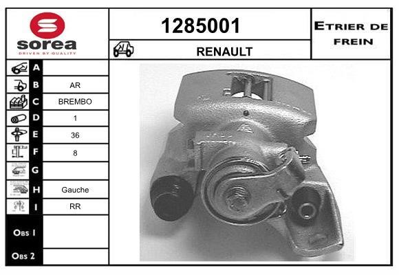 SNRA 1285001 Brake caliper 1285001: Buy near me in Poland at 2407.PL - Good price!