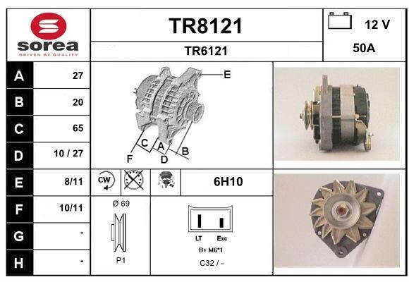 SNRA TR8121 Генератор TR8121: Отличная цена - Купить в Польше на 2407.PL!