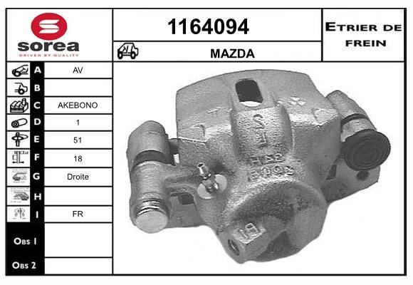 SNRA 1164094 Суппорт тормозной 1164094: Отличная цена - Купить в Польше на 2407.PL!