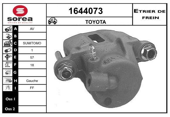 SNRA 1644073 Суппорт тормозной 1644073: Отличная цена - Купить в Польше на 2407.PL!