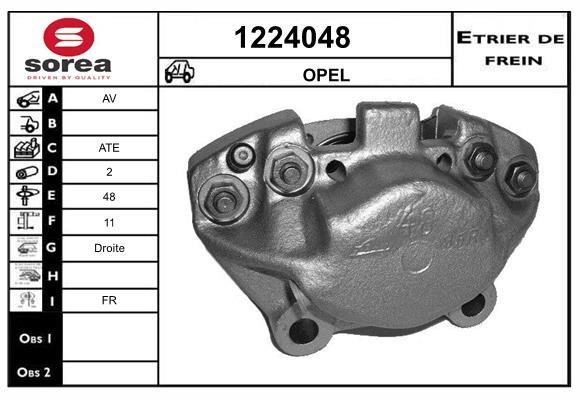 SNRA 1224048 Brake caliper 1224048: Buy near me at 2407.PL in Poland at an Affordable price!