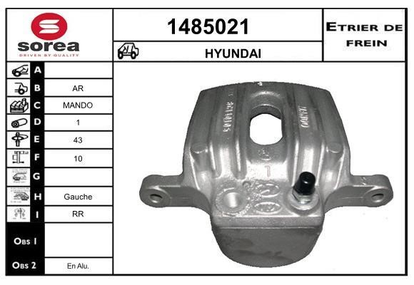 SNRA 1485021 Brake caliper rear left 1485021: Buy near me in Poland at 2407.PL - Good price!