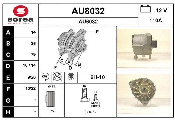 SNRA AU8032 Генератор AU8032: Отличная цена - Купить в Польше на 2407.PL!