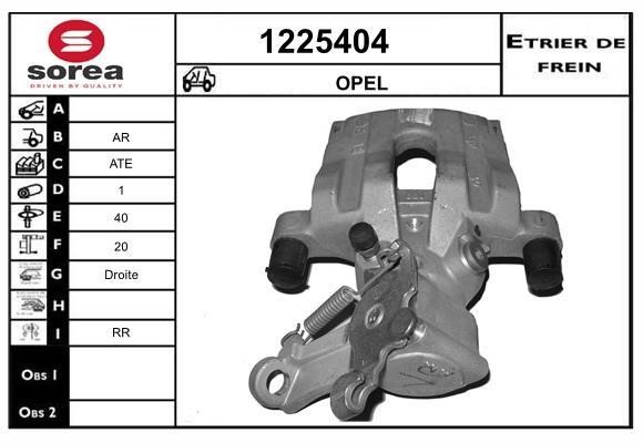 SNRA 1225404 Brake caliper 1225404: Buy near me in Poland at 2407.PL - Good price!