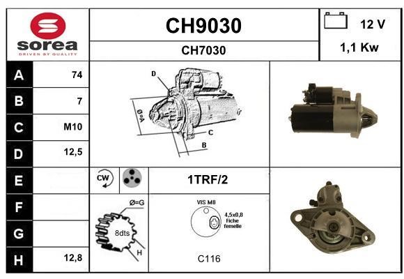 SNRA CH9030 Starter CH9030: Buy near me in Poland at 2407.PL - Good price!