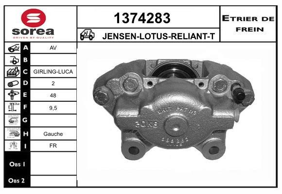 SNRA 1374283 Brake caliper front left 1374283: Buy near me in Poland at 2407.PL - Good price!