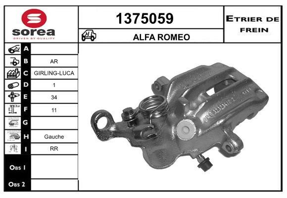 SNRA 1375059 Суппорт тормозной 1375059: Отличная цена - Купить в Польше на 2407.PL!