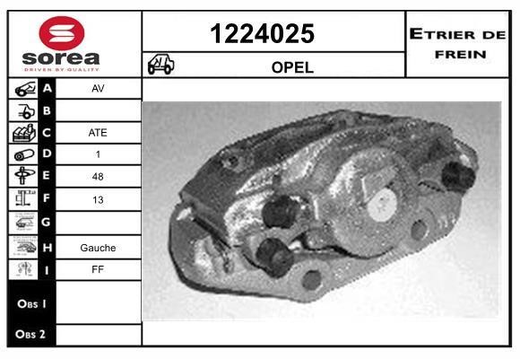 SNRA 1224025 Bremssattel vorne links 1224025: Bestellen Sie in Polen zu einem guten Preis bei 2407.PL!