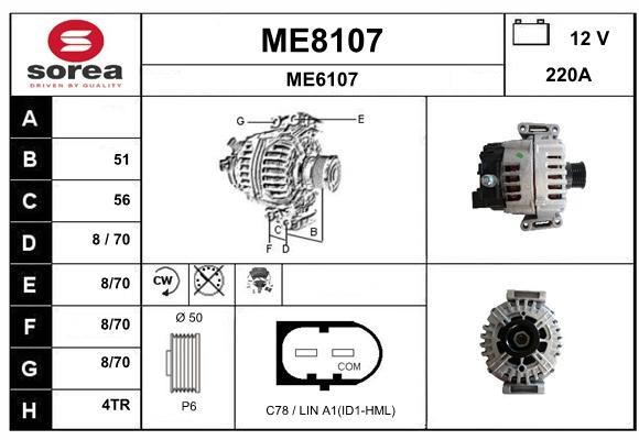 SNRA ME8107 Generator ME8107: Kaufen Sie zu einem guten Preis in Polen bei 2407.PL!