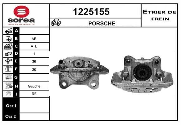 SNRA 1225155 Суппорт тормозной 1225155: Купить в Польше - Отличная цена на 2407.PL!