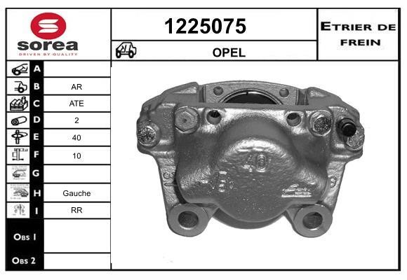 SNRA 1225075 Brake caliper 1225075: Buy near me in Poland at 2407.PL - Good price!