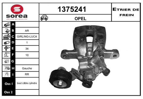 SNRA 1375241 Bremssattel hinten links 1375241: Kaufen Sie zu einem guten Preis in Polen bei 2407.PL!