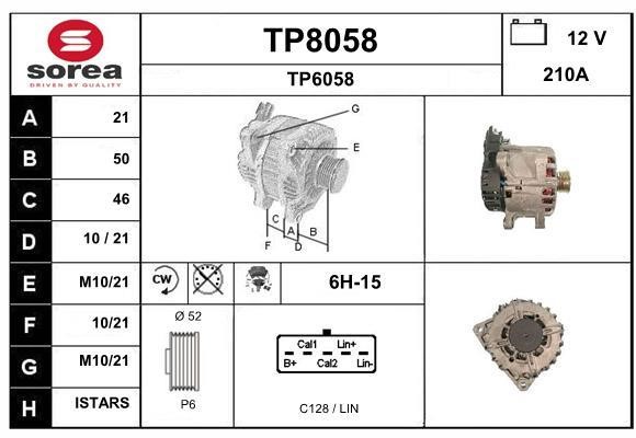 SNRA TP8058 Генератор TP8058: Купить в Польше - Отличная цена на 2407.PL!