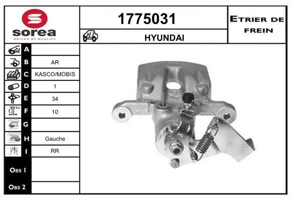 SNRA 1775031 Суппорт тормозной 1775031: Отличная цена - Купить в Польше на 2407.PL!