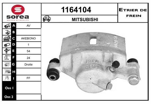 SNRA 1164104 Bremssattel vorne rechts 1164104: Kaufen Sie zu einem guten Preis in Polen bei 2407.PL!