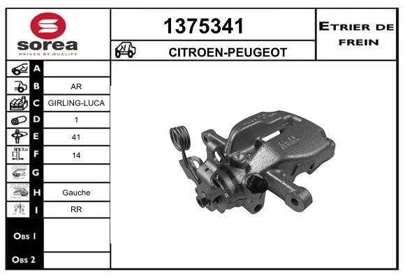 SNRA 1375341 Суппорт тормозной 1375341: Отличная цена - Купить в Польше на 2407.PL!