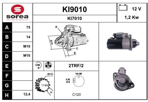 SNRA KI9010 Starter KI9010: Buy near me in Poland at 2407.PL - Good price!