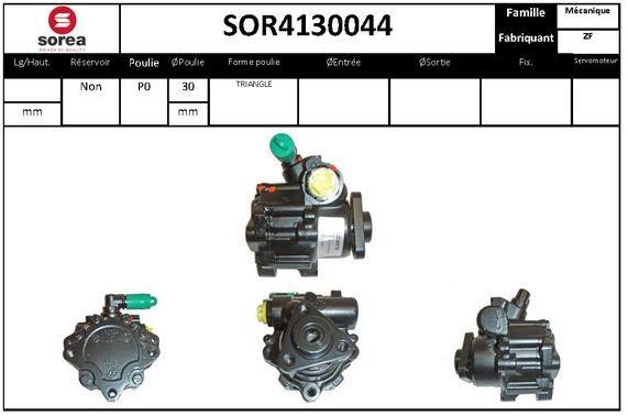 SNRA SOR4130044 Hydraulic Pump, steering system SOR4130044: Buy near me in Poland at 2407.PL - Good price!