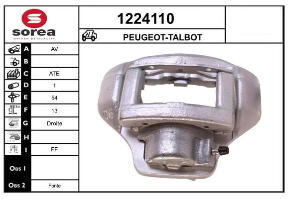SNRA 1224110 Brake caliper 1224110: Buy near me in Poland at 2407.PL - Good price!