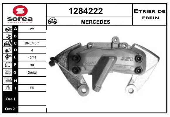 SNRA 1284222 Brake caliper 1284222: Buy near me in Poland at 2407.PL - Good price!
