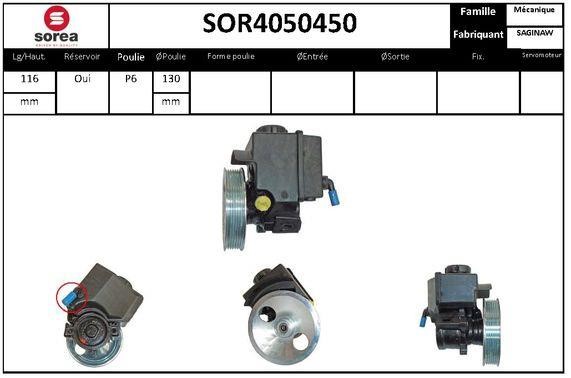 SNRA SOR4050450 Hydraulikpumpe, Lenkung SOR4050450: Kaufen Sie zu einem guten Preis in Polen bei 2407.PL!