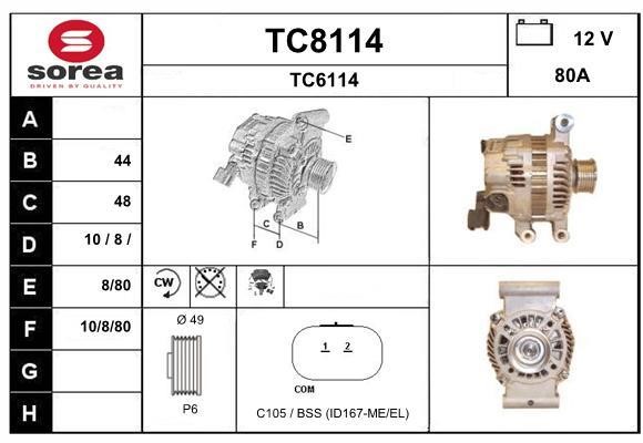 SNRA TC8114 Generator TC8114: Kaufen Sie zu einem guten Preis in Polen bei 2407.PL!