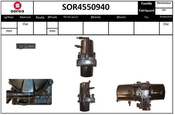 SNRA SOR4550940 Hydraulic Pump, steering system SOR4550940: Buy near me at 2407.PL in Poland at an Affordable price!