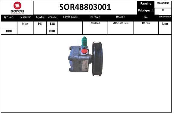 SNRA SOR48803001 Hydraulikpumpe, Lenkung SOR48803001: Kaufen Sie zu einem guten Preis in Polen bei 2407.PL!
