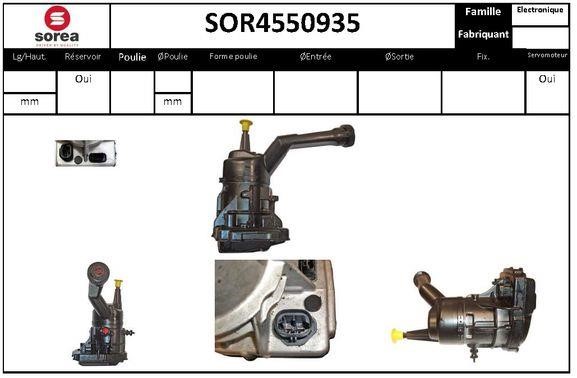 SNRA SOR4550935 Pompa hydrauliczna, układ kierowniczy SOR4550935: Dobra cena w Polsce na 2407.PL - Kup Teraz!