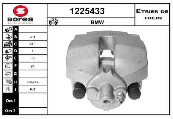SNRA 1225433 Brake caliper 1225433: Buy near me in Poland at 2407.PL - Good price!