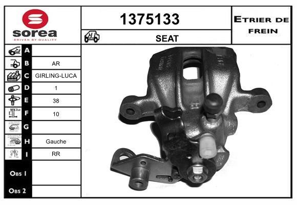 SNRA 1375133 Bremssattel hinten links 1375133: Kaufen Sie zu einem guten Preis in Polen bei 2407.PL!