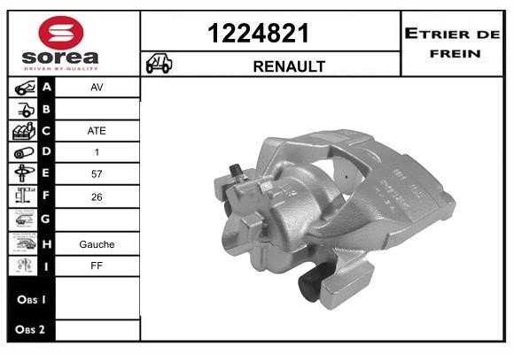 SNRA 1224821 Brake caliper 1224821: Buy near me in Poland at 2407.PL - Good price!