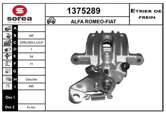 SNRA 1375289 Суппорт тормозной 1375289: Отличная цена - Купить в Польше на 2407.PL!