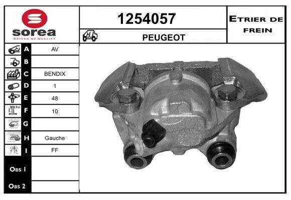 SNRA 1254057 Суппорт тормозной 1254057: Отличная цена - Купить в Польше на 2407.PL!