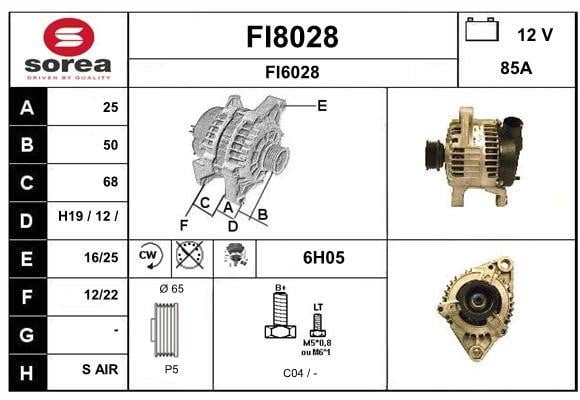 SNRA FI8028 Alternator FI8028: Dobra cena w Polsce na 2407.PL - Kup Teraz!