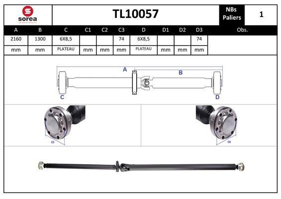 SNRA TL10057 Propshaft, axle drive TL10057: Buy near me at 2407.PL in Poland at an Affordable price!